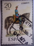 Sellos de Europa - Espa�a -  Ed.2385-Uniformes Militares (Nº35)-Capitán de Artillería Secciónes Montadas 1862.