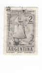 Stamps Argentina -  150 aniversario del combate naval de San Nicolas