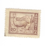 Stamps Argentina -  Llama