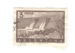 Stamps Argentina -  Dique de El Ninhuil
