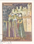 Stamps Romania -  Pintura- Procesión 