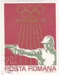 Stamps Romania -  Munich-72 