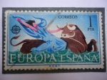 Stamps Spain -  Ed.1747 - Europa CEPT - El Rapto de Europa por Zeus