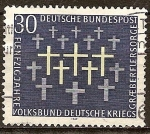 Sellos de Europa - Alemania -  50a de guerra alemán de la Comisión de Graves.