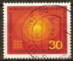 Stamps Germany -  14.Congreso Protestante de Alemania en Stuttgart.