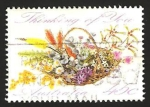 Stamps Australia -  1231 - Cesta con flores