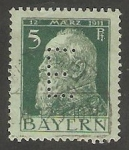 Stamps Germany -  7 - Príncipe regente Leopoldo de Baviera