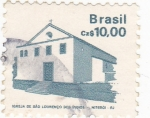 Sellos de America - Brasil -  Iglesia de Sao Lorenço dos Indios