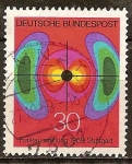 Sellos del Mundo : Europa : Alemania : Feria de Electrónica Stuttgart 1969.