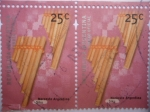 Stamps Argentina -  Cultura Siku - Flauta de Banbú.