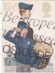 Stamps United Kingdom -  Músico Militar
