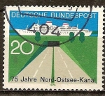 Stamps Germany -  75 años del canal de Kiel.