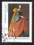 Stamps Guinea Bissau -  Exposición Filatélica Mundial - España 84, Santa Casilda, F. Zurbarán