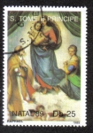 Stamps : Africa : S�o_Tom�_and_Pr�ncipe :  Raphael