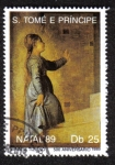 Stamps So Tom and Prncipe -  Virgem Tiziano 500 Aniversario