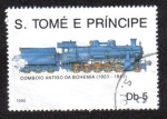 Stamps : Africa : S�o_Tom�_and_Pr�ncipe :  Tren Antiguo de Bohemia 1923-1941