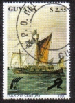 Stamps Guyana -  Hulk XVII Century