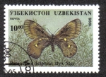 Sellos del Mundo : Asia : Uzbekist�n : Parnassius Delphius styx