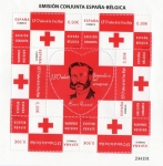 Stamps : Europe : Spain :  Emisión conjunta España - Bélgica. Aniversario de la fundación de la cruz roja.
