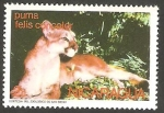 Stamps Nicaragua -  Un puma
