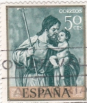 Stamps : Europe : Spain :  SAN JOSE (Alonso Cano) (13)