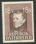 Stamps Austria -  Franz Grillparzer