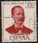 Stamps Spain -  1995.-Literatos Españoles. José María Gabriel y Galán (1870-1905)