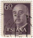 Stamps Spain -  1150.- General Franco