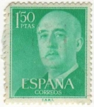Stamps Spain -  1155.- General Franco