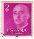 Stamps Spain -  1158.- General Franco