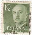 Stamps Spain -  1163.- General Franco