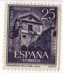 Stamps Spain -  1428.- IV Centenario de la Reforma Teresiana. Monasterio de San Jose, Avila.