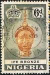 Stamps : Africa : Nigeria :  Ife bronze