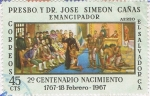 Stamps El Salvador -  2º centenario J.Simeón Cañas