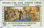 Sellos de America - El Salvador -  2º centenario J.Simeón Cañas