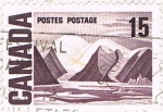 Stamps : America : Canada :  Dibujo paisaje