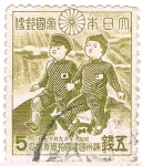 Stamps Japan -  Niños