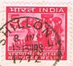 Sellos de Asia - India -  Refugee relief
