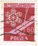 Stamps : Europe : Poland :  Campeonato de esquí