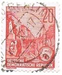 Stamps : Europe : Germany :  Berlin Stalinallte