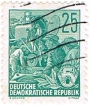 Stamps : Europe : Germany :  Ferroviarios