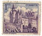 Sellos de Europa - Espa�a -  1546.-Serie Turistica. Paisajes y Monumentos.(I Grupo). Alcazar de Segovia.