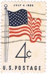 Stamps United States -  4 de Julio
