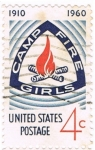Stamps : America : United_States :  Fuego de campamento
