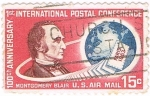 Stamps : America : United_States :  Centenario 1ª conferencia postal internacional