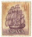 Stamps : Europe : Spain :  1605.-Homenaje a la Marina Española. "Santisima Trinidad"