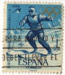Stamps Spain -  1619.- Juegos Olimpicos de Innsbruck y Tokio. Slalom
