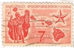 Stamps United States -  Hawaii statehood