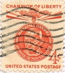Stamps United States -  Champion of liberty