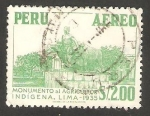 Stamps : America : Peru :  435 - Monumento al Agricultor Indígena, en Lima